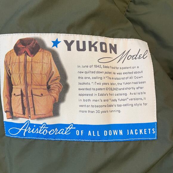 Eddie Bauer Yukon Model Down Jacket XXLT Orange Goose Down Fall 2011 Seattle USA - Picture 6 of 11